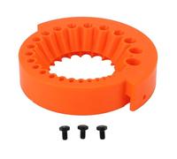 Wangcmcol Foret Affûteuse pour meuleuse d'angle ABS Puissance Foret Broyage Attachement pour 2 à 13mm Forets (Orange)