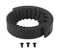 Wangcmcol Foret Affûteuse pour meuleuse d'angle ABS Puissance Foret Broyage Attachement pour 2 à 13mm Forets (Noir)