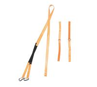 Wangcmcol Harnais de ski Design de crochet en D en nylon orange Crochet et anneau Ceinture de sécurité de ski facile à utiliser pour l'entraînement