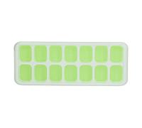 Wangcmcol Ice Cube Cube, pour plastique de qualité alimentaire, pour le moule à glace en silicone, avec couvercle amovible, pour cocktail, pour la cuisine, pour le bar, pour la (Vert)