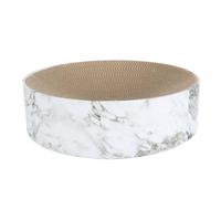 Wangcmcol Lit à gratter pour Chat, Papier ondulé, Protection des Meubles, Planche à gratter Ronde pour Chat de Taille Moyenne et Grande (L)