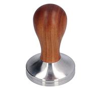 Wangcmcol MANUEL DE COFFET DE BASE PLATS 58 mm manuel du café en acier inoxydable en poudre de poudre de pressage avec poignée en bois