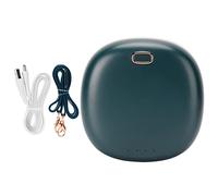 Wangcmcol Mini ventilateur de cou mains libres d'extérieur, Portable, suspendu à la taille, sans lame, chargeur USB (Verte)