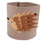 Wangcmcol Panier à Linge en Coton Épais Animal de Dessin Animé Jouets Enfants Déchets Ménagers Vêtements Sales Seau de Rangement 30x27cm (hérisson)