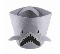 Wangcmcol Panier à Linge en Coton Épais Animal de Dessin Animé Jouets Enfants Déchets Ménagers Vêtements Sales Seau de Rangement 30x27cm (Type Animal Marin)
