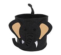 Wangcmcol Panier à Linge en Coton Épais Animal de Dessin Animé Jouets Enfants Déchets Ménagers Vêtements Sales Seau de Rangement 30x27cm, #011, Elefanten-Stil, Décontracté