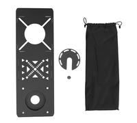 Wangcmcol Planche de Table de Camping pour série 2 en 1, plaque supérieure de Table Portable en acier inoxydable pour accessoires de poêle SOTO 310 Spider