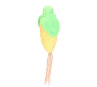 Wangcmcol pour Animal de Compagnie Petit Jouet en Peluche, pour Les Jouets à mâcher, Les Dents de Nettoyage, la Forme de maïs, Le Jeu interactif BB Doux, Le Chiot Durable Relief (Maïs)