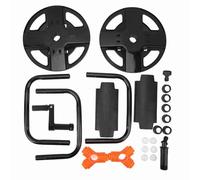 Wangcmcol Support de stockage de tuyau d'eau, enrouleur de tuyau, outil à bras unique ABS pour jardin, lavage de voiture, arrosage