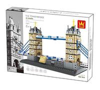 WANGE Le Tower Bridge. Modèle d'Architecture d'Assemblage avec des Blocs