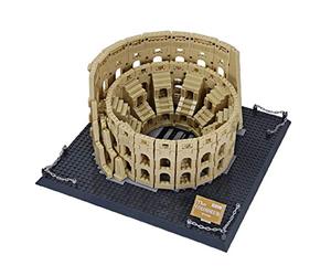 WANGE Modèle d'architecture de montage avec blocs Colisée romain. 1758 pièces, âge recommandé 6 ans et plus