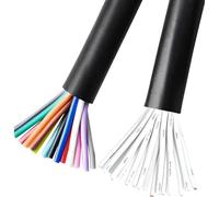 WANGFK Câble PVC 16 24 20 30 40 Noyau de cuivre Pur câble conducteur Ligne de Signal 15 17 18 20 22 AWG Ligne de Commande Ligne Souple(20 AWG 3 Meters,16 Cores)