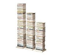 WANGHAI-666 Bibliothèques Bibliothèque Invisible, étagère de Sol, bibliothèque Verticale d'angle Simple en Fer, Rangement Livres ménagers Contre Le Mur(1410mm)