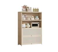 WANGHAI-666 Buffets d'entrée 4-Tier Kitchen Sideboard with Storage for Coffee and Tea Wall-Mounted Compartments(Grand)