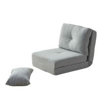 WANGHAI-666 Canapés Canapé-lit Pliable avec Housse Lavable, Tatami, Chaise de Sol inclinable, siège fenêtre(Grigio)