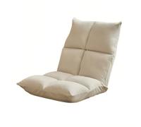 WANGHAI-666 Canapés Canapé Paresseux inclinable, Chaise de Sol Pliable, monoplace, for Salon, Chambre à Coucher, Balcon(Blanc)