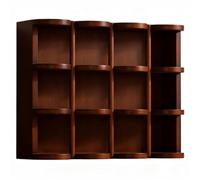 WANGHAI-666 Étagère à tasses Porte-gobelet vintage en bois massif, présentoir de rangement style français, grille