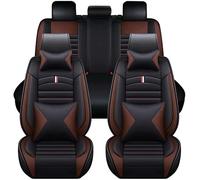 wanghailong Voiture Ensembles de Housses de siège pour Land Rover Discovery3 (7seats), Respirant Couvre Antidérapant Protecteurs de Siège,D/Black-Coffee