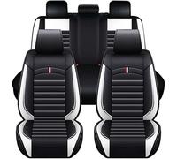 wanghailong Voiture Ensembles de Housses de siège pour Land Rover Discovery4 LR4 (7seats), Respirant Couvre Antidérapant Protecteurs de Siège,I/Black-White