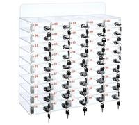 wanghaiyanBD Casier de téléphone portable pour salle de classe - 60 emplacements avec serrures de porte et clés, solution de rangement murale pour écoles - Facile à installer