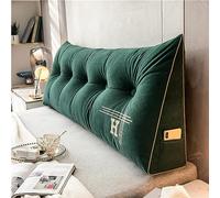 wanghaiyanBD Coussin de Chevet Triangulaire, Oreiller de lit, Grand Dossier brodé, oreillers de lit de Repos, tête de lit avec Housse Amovible