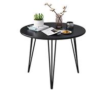 wanghaiyanBD Petite table basse ronde de style nordique pour salon et chambre à coucher, design simple, parfaite pour le thé et le café