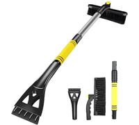 WANGJF Grattoir Glace Voiture Ice Scraper pour BMW X5 E70 2006-2013, Brosse à Neige Rotative Voitures Pare-Brise.,Yellow