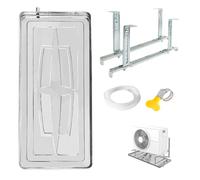 WANGJIANPENGPL Climatiseur Tampon Collecteur d'eau, Bac Condensat Clim Kit avec Support Galvanisé, Bac de Récupération de Condensat, Bac de Récupération de l'eau(93 * 44 * 3cm/37 * 17 * 1in)