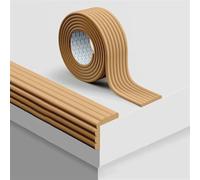 WANGJIANPENGPL Nez de Marche Escalier, Bande Antiderapante Adhesive, Bande Antidérapante Escalier, pour Escaliers, Appuis de Fenêtre, Tables a Manger, Armoires(Brown,2m/6.5ft)