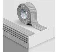 WANGJIANPENGPL Nez de Marche Escalier, Bande Antiderapante Adhesive, Bande Antidérapante Escalier, pour Escaliers, Appuis de Fenêtre, Tables a Manger, Armoires(Gray,2m/6.5ft)