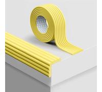 WANGJIANPENGPL Nez de Marche Escalier, Bande Antiderapante Adhesive, Bande Antidérapante Escalier, pour Escaliers, Appuis de Fenêtre, Tables a Manger, Armoires(Yellow,5m/16.4ft)