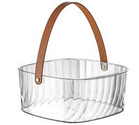 WANGJIANPENGPL Seau à Glace, Vasque Champagne pour Fêtes, Seau a Vinen Plastique, Vasque Champagne Transparent pour 2 à 3 Bouteilles de Vin Bière