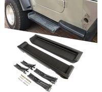MarchePieds Latéraux Barres Marche Pieds pour Jeep Wrangler TJ Sport 2Door 1997-2006,Procédé de Moulage en Une Seule Pièce, Trous d'origine Pas de Rouille