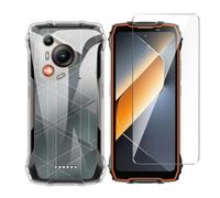 Wanglaism Housse pour Blackview BL7000 Coque + 1 Protections d'écran en Verre trempé, TPU Souple Housse pour téléphone Portable Case Cover- Transparent