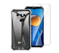Wanglaism Housse pour Oukitel WP23 Plus Coque + 1 Protections d'écran en Verre trempé, TPU Souple Housse pour téléphone Portable Case Cover- Transparent