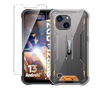 Wanglaism Transparent Housse pour Oukitel WP32 Coque + 1 Protections d'écran en Verre trempé, TPU Souple Transparent Housse pour téléphone Portable Case Cover.