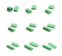 wanglan 10Pcs KF128 2.54mm 0.1" Pitch Mini PCB Screw Terminal Block Connector for Wires 2P 3P 4P 5P 6P 7P 8P 9P 10P 12P 14P 16P(10Pcs KF128-2.54-16P)