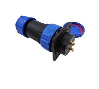 wanglan Connecteur droit SP28 étanche IP68, prise à bride, 2 broches, différentes tailles, 3-26, Options disponibles(2PIN)