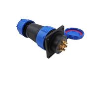 wanglan Connecteur droit SP28 étanche IP68, prise à bride, 2 broches, différentes tailles, 3-26, Options disponibles(7PIN)