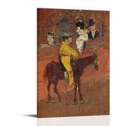 WANGLIDD Impression sur toile de peintures de Pablo Picasso Le Petit Picador Jaune - 40 x 60 cm