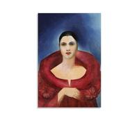 WANGLIDD Poster Tarsila Do Amaral Le manteau rouge sur toile - Impression sur toile - Décoration d'intérieur - Sans cadre - 40 x 60 cm