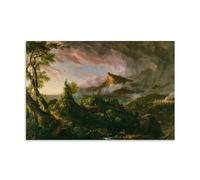 WANGLIDD Thomas Cole Poster The Course of Empire - Impression sur toile - Peinture murale moderne pour maison - Idée cadeau - Sans cadre - 20 x 30 cm