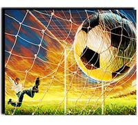 WANGMAOMAO Peinture par Numero Kits Brosses et peintures acryliques L'art des sports de football a marqué pour Adultes Enfants Débutant Cadeau de peinture 16 * 20 Pouces -sans cadre