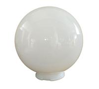 WANGMUMU Abat-Jour de Remplacement en Acrylique Blanc Clair D15cm D20cm D25cm for Lampe de Pilier de Poteau avec Abat-Jour en Acrylique Globe d'ouverture de 9.5cm Going (Body Color : White D15cm)