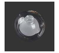 WANGMUMU Abat-Jour en Verre Globe Blanc Clair for Ampoules G4 D8cm D10cm Remplacement d'abat-Jour for Lustre Suspension Lustre pièces Accessoires Going (Body Color : Clear White D10cm)