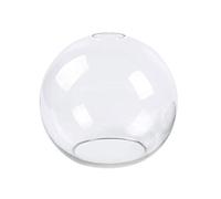 WANGMUMU D13cm D15cm D20cm D25cm Remplacement de l'abat-Jour en Verre Transparent soufflé à la Main avec 2 extrémités ouvrant D18cm Abat-Jour Boule en Verre Going (Body Color : D25cm)