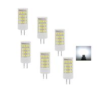 WANGPEI Ampoules G4 LED 5W(Halogène Équivalent 50W) Blanc Froid 6000K 500Lumen AC220-240V Angle de Faisceau 360 ° Économie D'énergie G4 Lampe Pas de Dimmable(Paquet de 6)