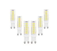WANGPEI Ampoules G9 LED 9W(Halogène Équivalent 90W)Blanc Froid 6000K 900Lumen Économie D'énergie G9 Lampe Pas de Dimmable(Paquet de 6)