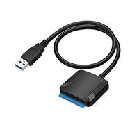WANGQI Adaptateur convertisseur SATA - Accessoire - Adaptateur USB 3.0 vers câble SATA - Pour disque dur SSD HDD SATA 2,5/3,5"