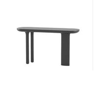 WANGRUIERHA Console D'entrée Moderne, Console Meuble en Bois Massif, à Placer Derrière Le Canapé, Convient aux Couloirs, aux Halls D'entrée, aux Salons et aux Chambres(Black,160x35x86cm/63x14x34in)